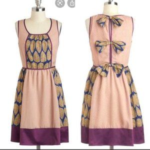 RYU Dress, Hpryu Bow Back Blush Pink Dress, size large